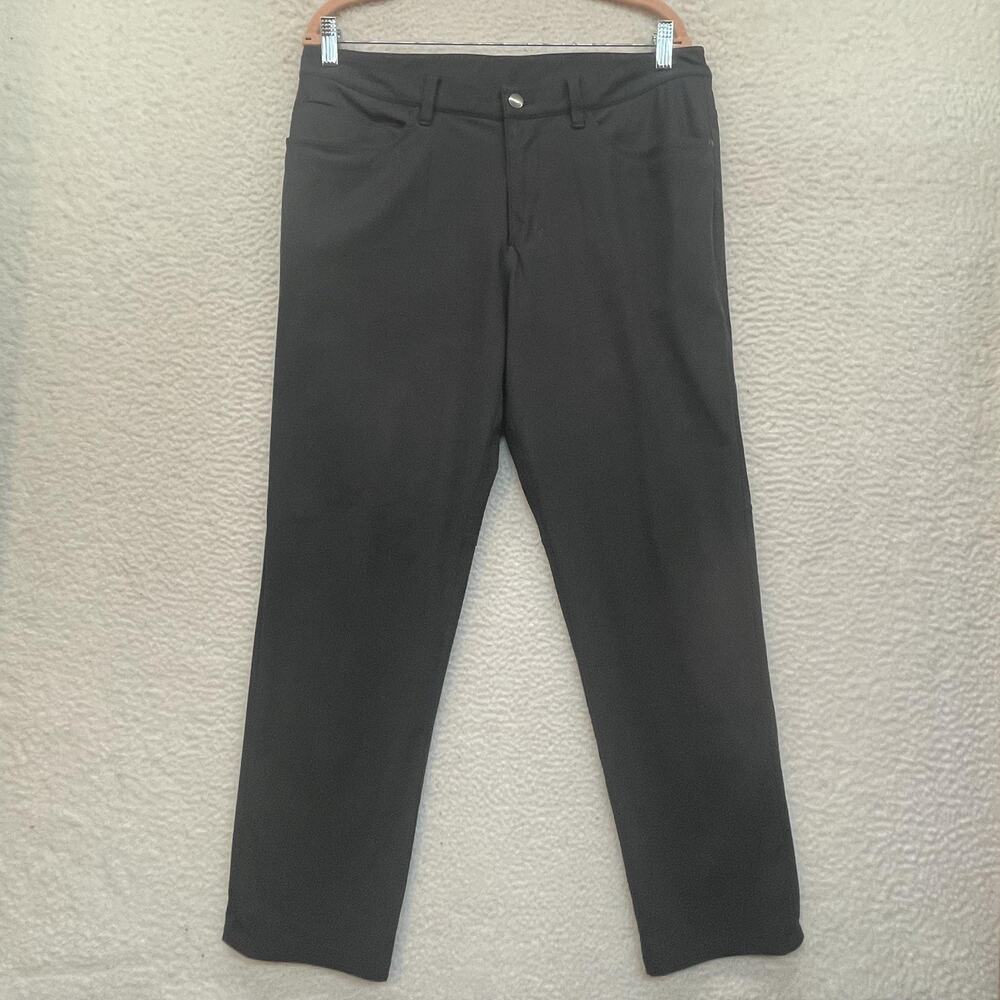 Lululemon Pants Mens 34 Black ABC Classic Slim Fit Stretch Five Pocket Athletic
